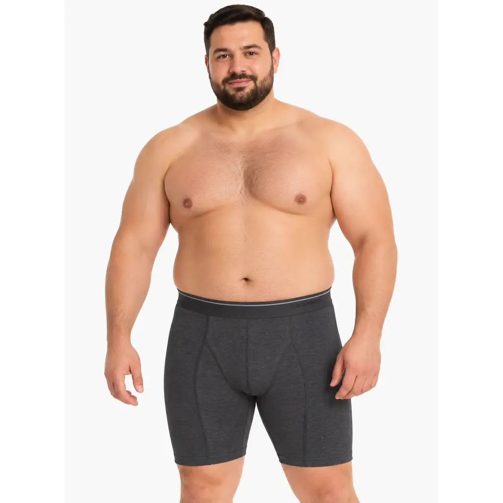 Erkek 3'lü Pamuklu Esnek Tayt Boxer