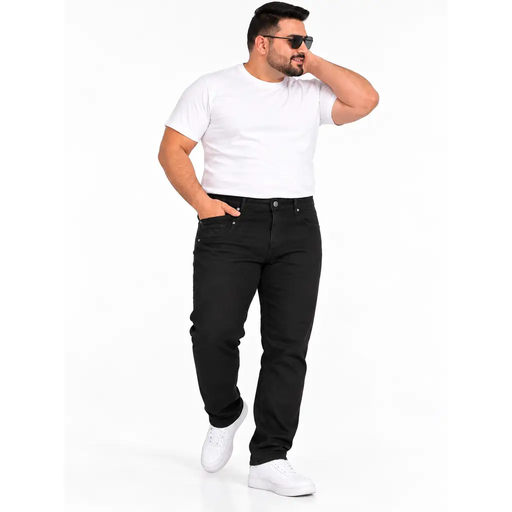 Erkek Büyük Beden Jeans Pantolon 